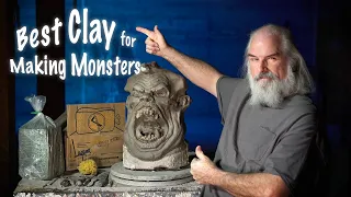 BEST Clay for Making Monsters! WED Clay Sculpting Demo | Monster Lab