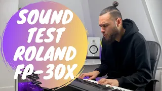Roland Digital Piano FP-30X | RAW SOUND TEST DEMO| Joël Booi