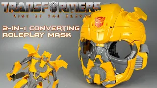 Transformers Rise of the Beasts 2-In-1 Bumblebee Converting Roleplay Mask