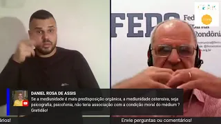 A mediunidade ostensiva não teria associação com a condição moral do médium? Jorge Elarrat