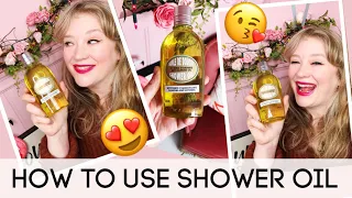 How To Use A Shower Oil | Three Ways To Use | Best Shower Oil? + feel unique discount