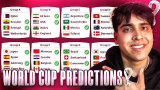 My WORLD CUP 2022 PREDICTIONS!