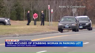 Woman seriously injured after being stabbed in Westport parking lot; Suspect under arrest