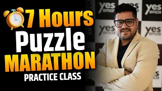 🔥 7 Hours Puzzle Class | All Bank Exam Reasoning 2024 | IBPS | RRB | SBI - PO/Clerk By Ankush Lamba