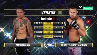 FFC 66: MARCO MUÑOZ vs RENZO 'EL RAYO' MARTÍNEZ | Fusion Fighting Championship *ESTELARES*