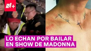 Joven denuncia que policías lo golpearon en concierto de Madonna - N+