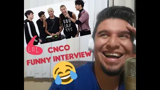 JC REACCIONA - CNCO FUNNY INTERVIEW