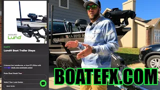 Installing BoatEFX TRAILER STEPS On My LUND PRO V!!