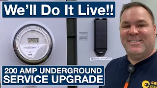 YouTube Subscriber in Toms River Gets a 200A Service Upgrade | Underground Electrical Service in 4k