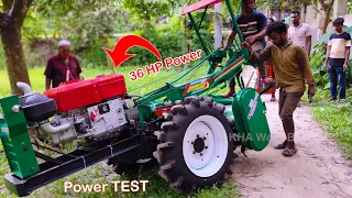 36 HP XL Power Tiller Amazing result | Power tiller Power TEST
