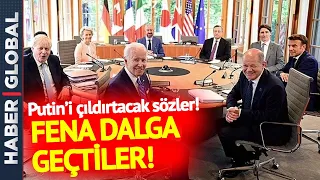 G-7 Zirvesine Damga Vuran Olay! Putin'i Çıldırtacak Sözler!