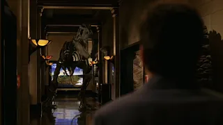 Ночь в музее (2006) - Ларри и скелет Тираннозавра