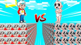 DESAFÍO DE LUCKY BLOCK DE BEBE NOOB vs MAYA AVENTURA ⚔️😱 BEBE NOOB Y MAYA AVENTURA EN MINECRAFT