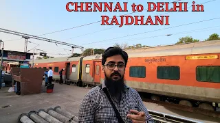 Chennai to Delhi Full Journey in 12433 Chennai Rajdhani Express 3AC