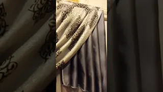 Ламбрекен на карниз 2м пошит из шторной ткани