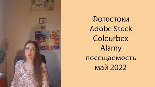 📊 Фотостоки Adobe Stock, Colourbox, Alamy посещаемость в мае 2022 г. Обзор Poly #фотостоки #стоки