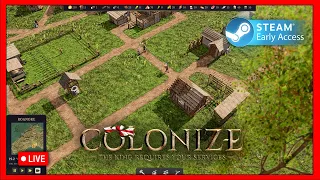 بناء اول مستعمرة امريكية | لعبة استراتيجية || Colonize