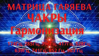 Матрица Гаряева  "ЧАКРЫ - Гармонизация и энергетическое восстановление" наложенная на звуки природы