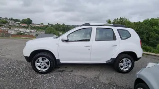 2014 Dacia Duster 1.5 DCI Laurette Diesel 5dr White Virtual viewing and review. The budget Qashqai?