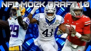 2019 NFL Mock Draft 1.0 | NO TRADES!