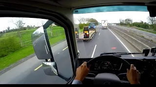 POV Truck Driver - Stay on the LEFT,  🇮🇪 Irish Road 🚛