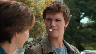 Hazel Grace and Augustus Waters first scene: The Fault in our Stars