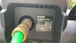 Мийка високого тиску TITAN TTB669PRW. Протікання помпи