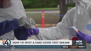 How to spot a fake at-home COVID test
