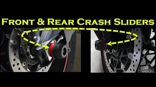 How to Install F & R Crash Sliders on 17-22 Gsxr 1k