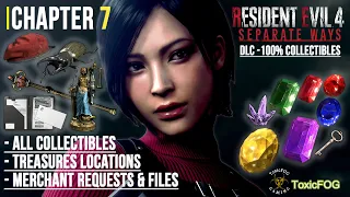 RE4 Remake - Separate Ways DLC [CHAPTER 7] ALL COLLECTIBLES - TREASURES - MERCHANT REQUESTS & FILES