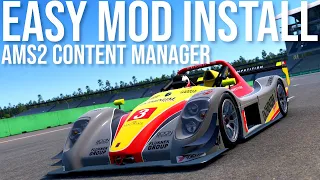 How To Install AMS2 Mods the EASY Way! | Automobilista 2 Content Manager 0.1.8