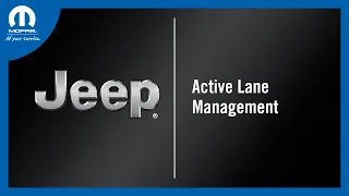 Active Lane Management | How To | 2023 Jeep Vehicles