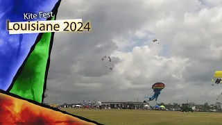 Some flying from Kite Fest Louisiane KFL 2024