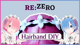 Re:zero Cosplay | Como Fazer a Tiara da Rem e Ram (DIY) | Cosplay Tutorial
