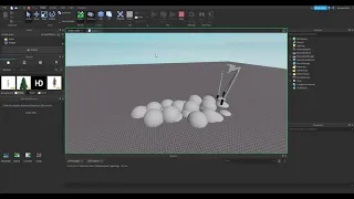 Strider procedural walk animation (Roblox)