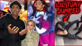 THEY WILDIN! | CRAZIEST RAPPER FIGHTS (Lil Tjay, Kanye West, NLE Choppa, Cardi B) REACTION