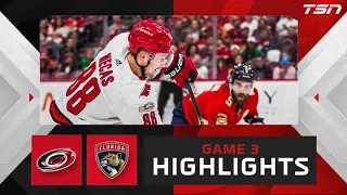 HIGHLIGHTS: Game 3 -- Carolina Hurricanes vs. Florida Panthers