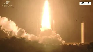 Décollage d'Ariane 5 VA241 (25/01/18)/Ariane 5 launch