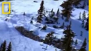 Skier Triggers Avalanche | National Geographic