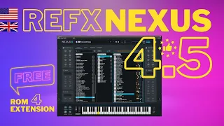 ReFX NEXUS 4.5 Rom Extension 4 - All Presets of this brand new and FREE ReFX NEXUS Extension