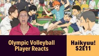 Olympic Volleyball Player Reacts to Haikyuu!! S2E11: "Above'"