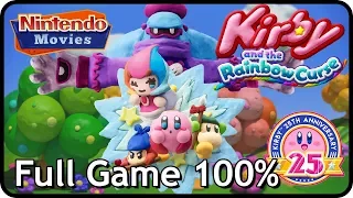 Kirby and the Rainbow Curse / Paintbrush - Full Game (100% Multiplayer Walkthrough)