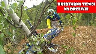 Trening na nowej miejscówce / Rozbita lampa w Husqvarna te300i