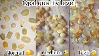 Different types of opal stones 💎|Normal,medium,high quality opal | Which is best quality opal 😳💎