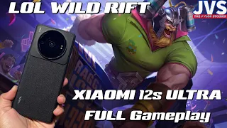 Xiaomi 12s Ultra LOL Wild Rift Full Gameplay Using 5G Mobile Data