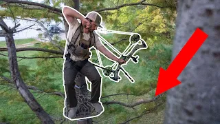 HOW TO SHOOT A BOW FROM A TREE STAND (New Vertical Stands)