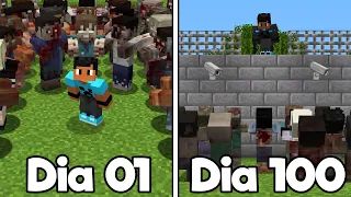 SOBREVIVI 100 DIAS NO APOCALIPSE ZUMBI NO MINECRAFT O FILME