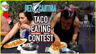 Taco Eating Contest at Pez Cantina in LA - Spicy Ramen Contest at Yoshiharu #RainaisCrazy