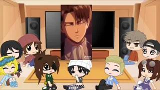 Aot reacts to Levi/ My first reaction video