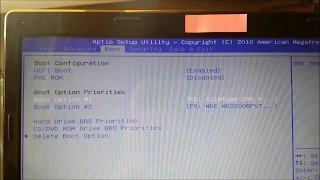 SET BIOS to boot from CD optical drive, booting dvd PC PL